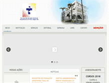 Tablet Screenshot of caritasportoalegre.org